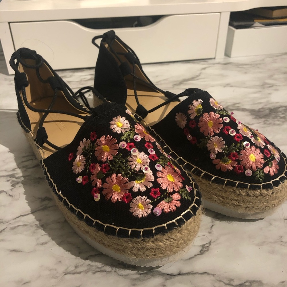 ASOS floral espadrilles